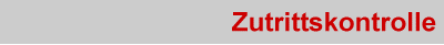 Zutrittskontrolle